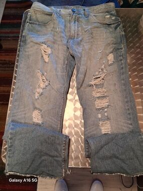 Y2k Arizona Jean Company Men’s Bootcut Distressed Light Blue Jeans